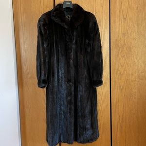 Mink long coat